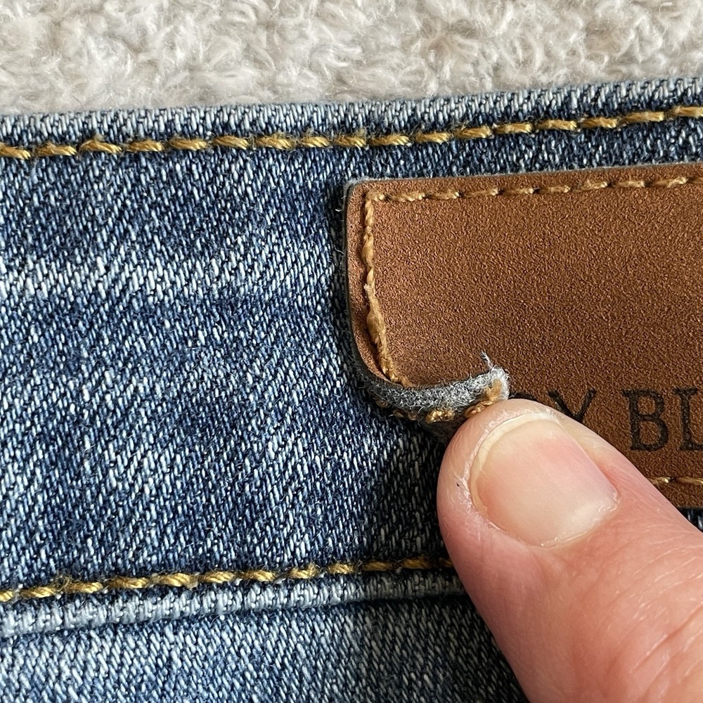 Judy Blue Relaxed Fit Skinny Distressed Denim Jean Womens 9/29 Mid Rise Shredded - Picture 7 of 14
